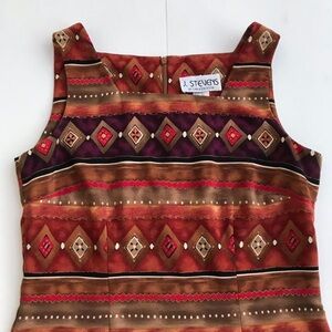 Vintage J. Stevens x Carol Escritor 90s Sheath Shift Dress